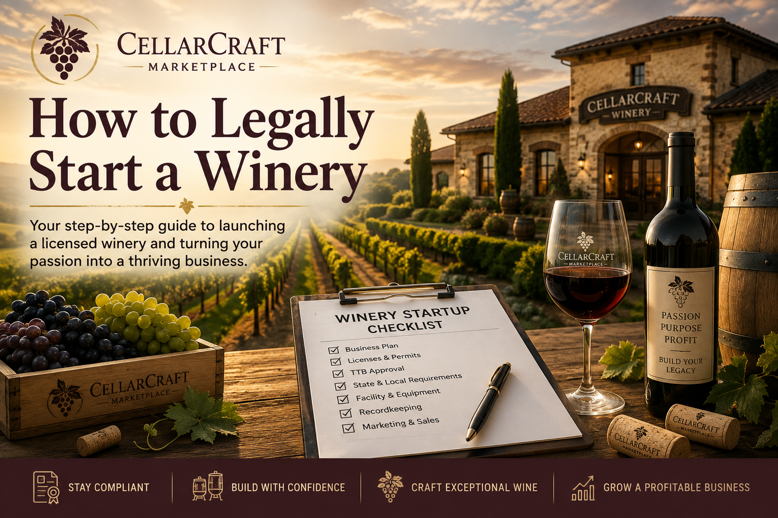 How to Legally Start a Winery in the United States