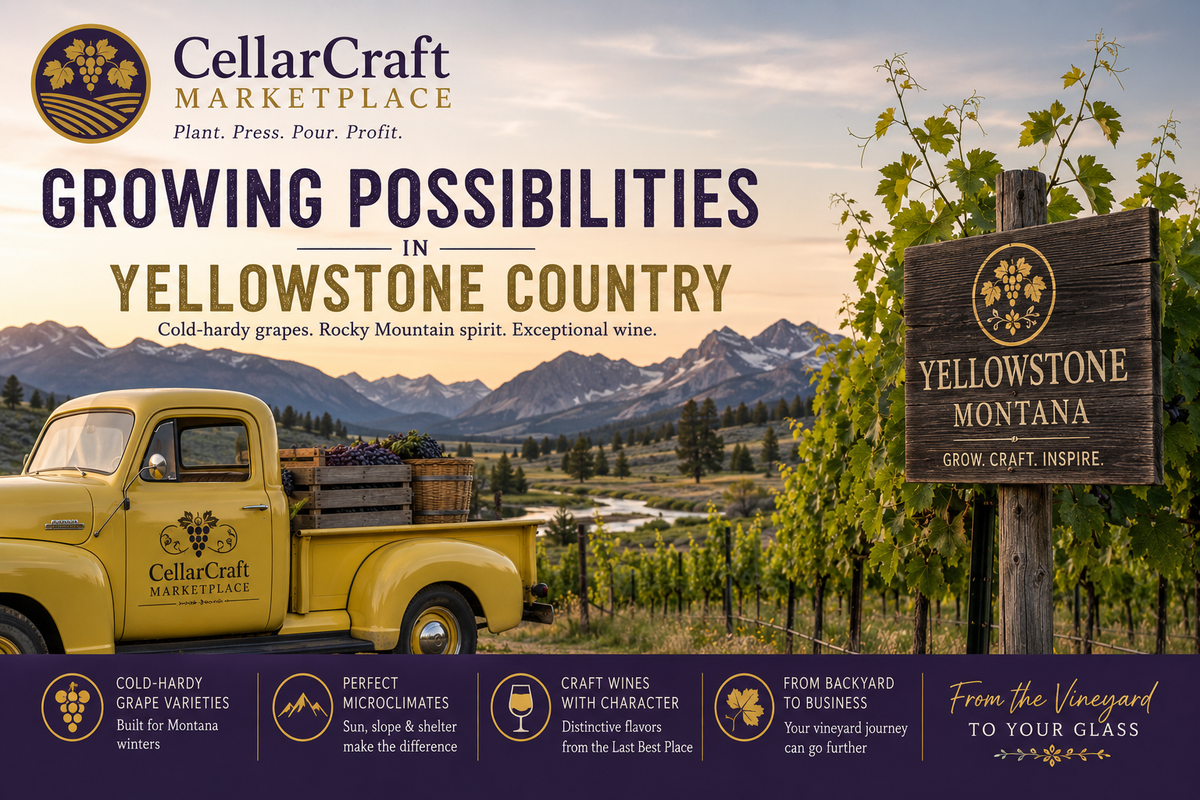 Cold-hardy grapevines suited to Montana's Yellowstone region