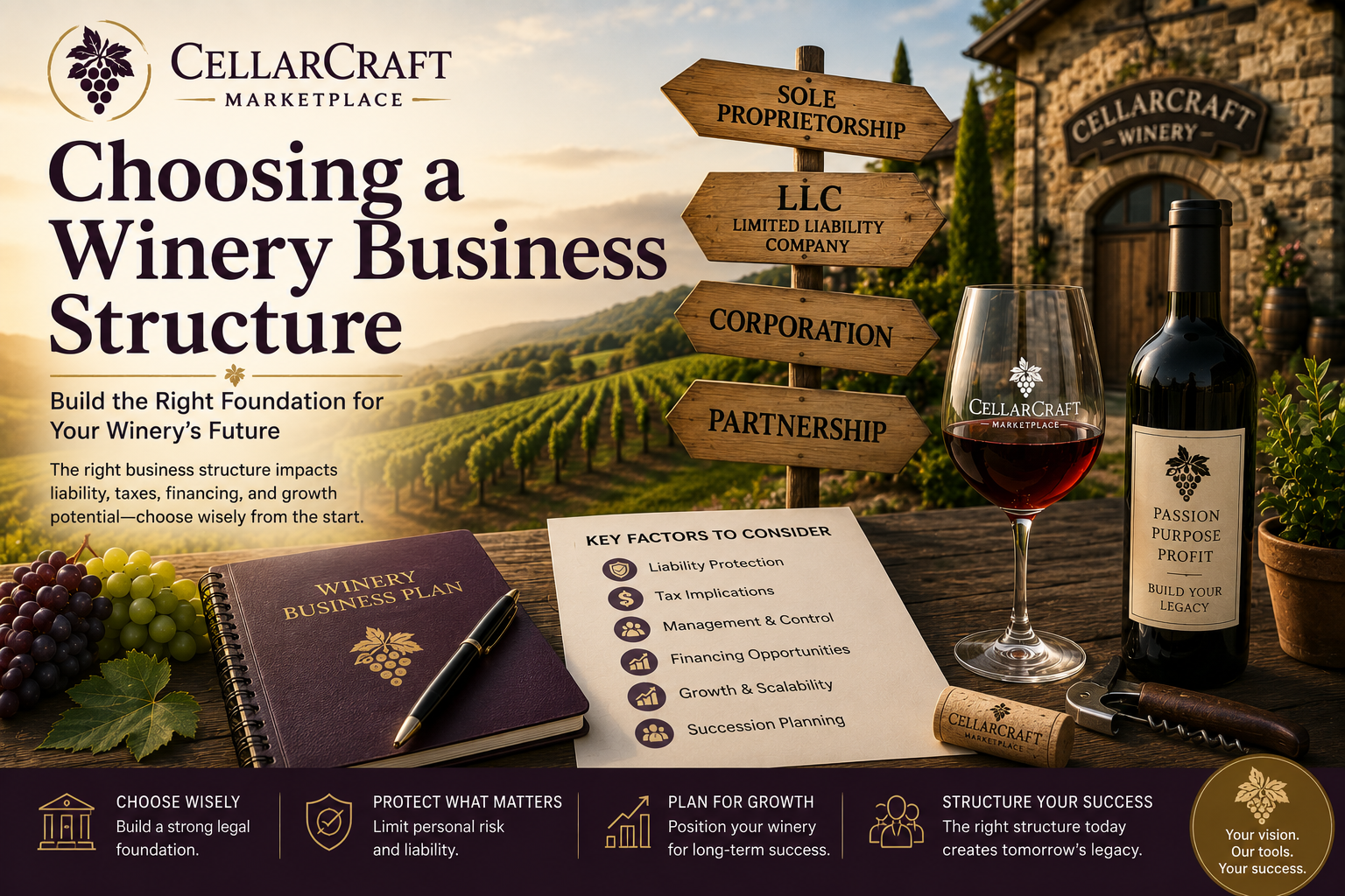 Choosing a Winery Business Structure