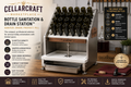 DIY 24-bottle wine sanitation and draining station construction plans