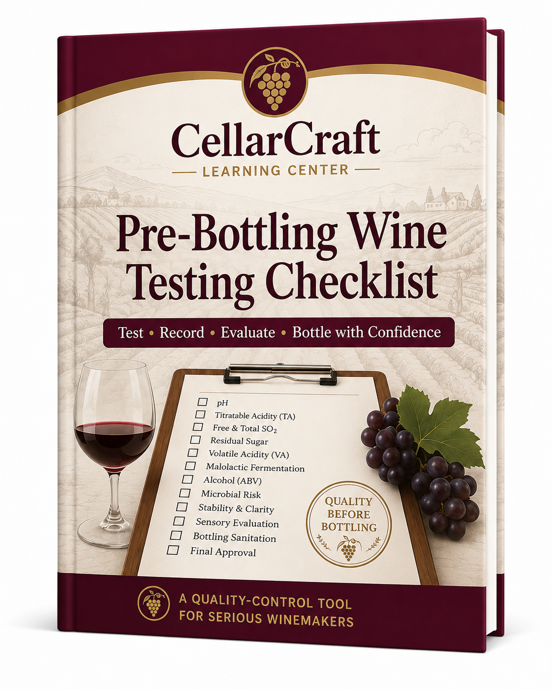 Pre-Bottling Wine Testing Checklist | Wine Quality & Contamination Testing Guide